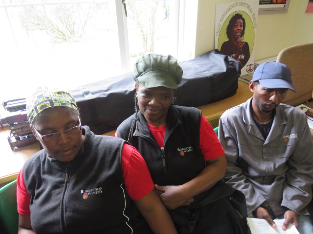 Robertson’s Wine Farm Workers protest talk Robertson’s Wine Farm Workers protest talk