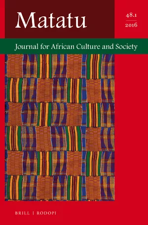 Matatu: Journal of African Culture and Society titled “South African Food Studies” Matatu: Journal of African Culture and Society titled “South African Food Studies”