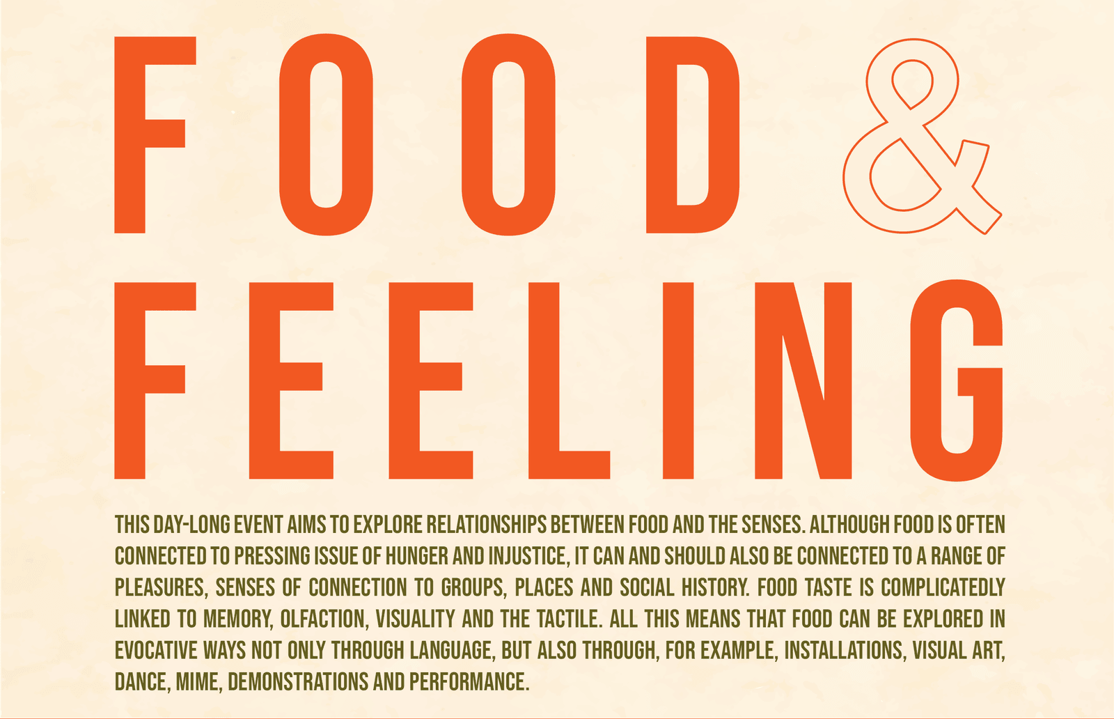 Food & Feeling